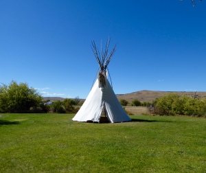 The Chief still chose to live in a traditional lodge, next to his house, in the summer months.